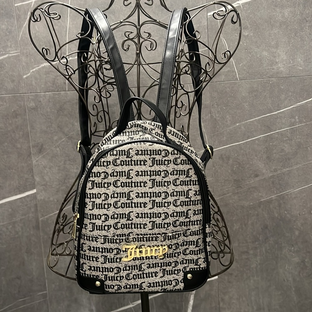 Juicy Couture Scripted Backpack Nwot - image 1